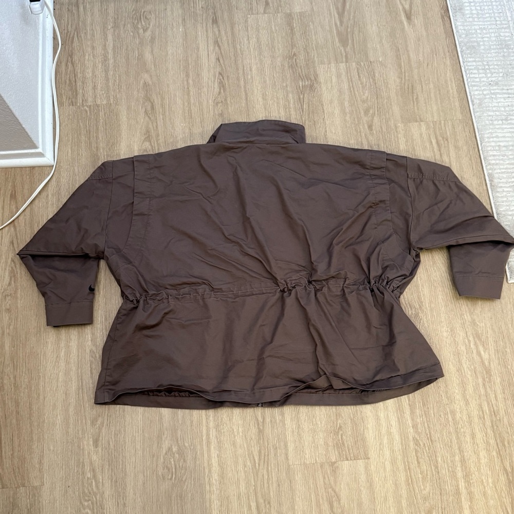 Nike Large M65 Essential Woven Jacket Pockets Zip Up Buttons Draw String - Picture 10 of 13
